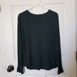 H&M Long Sleeve Green Shirt